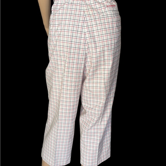 Burberry Pants 
Golf Capri Color: ivory/Red/grey| Size: 8 - Picture 2 of 13